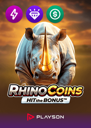 Rhino Coins Hit the Bonus by Playson